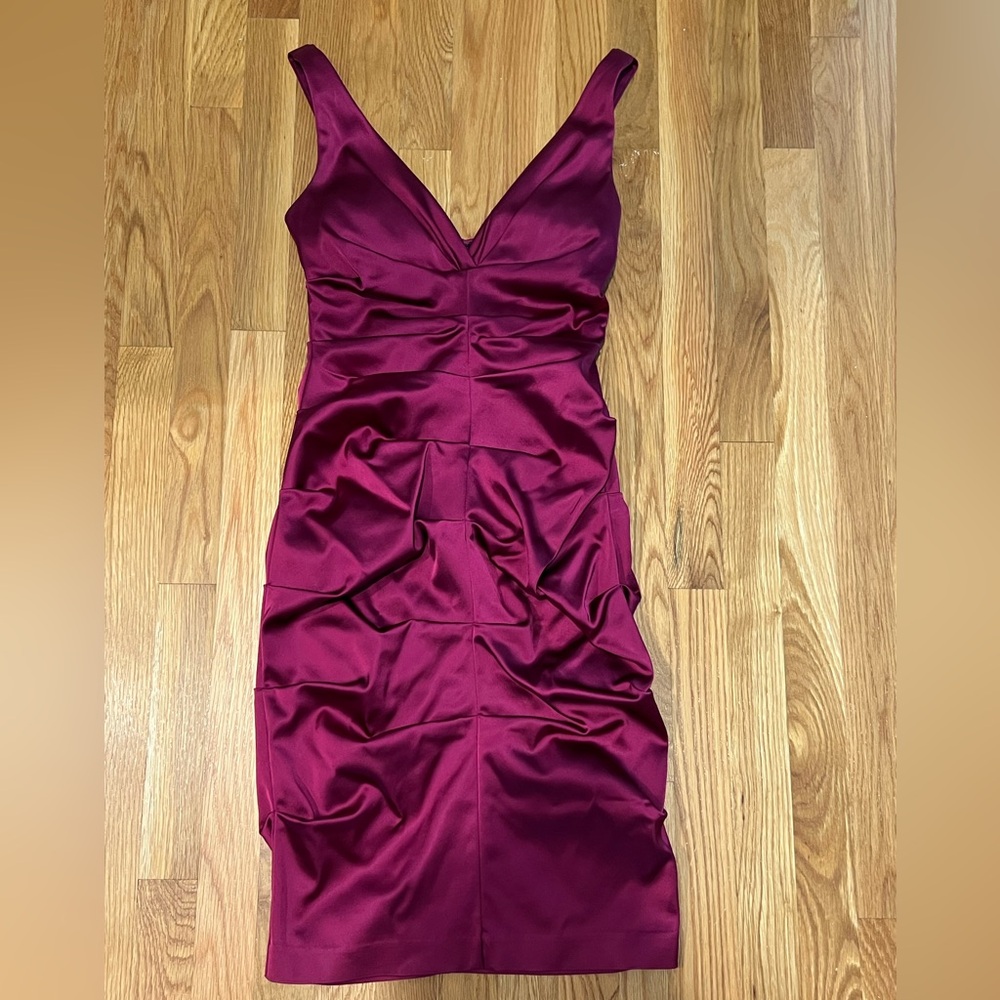 Xscape Pink Ruched Bodycon Mini Dress - Perfect for Prom!